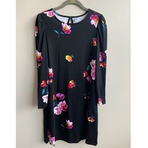 • Black Floral Dress •